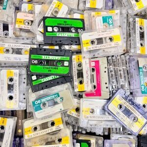 Lot of 20 Vintage Pre-Recorded Cassette Tapes News Radio Broadcasts